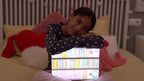 BONNYCO Pink Cinema Light Box with 400 Letters, Emojis, 2 Markers, USB