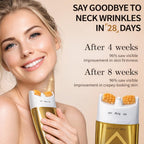 Ycz AH-8 Neck Firming Cream with Roller for Crepey Skin Body Care Comfort, Moisturizing, Anti-Aging Neck Cream with Peptide, Collagen, Smooths Wrinkles & Fine Lines Skin Care Skin Repair