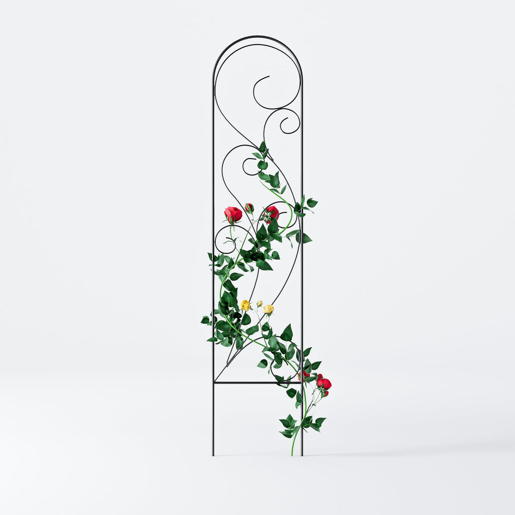 Zhongma 4 Pack 36" Metal Plant Trellis for Potted Plants Climbing,Indoor and Outdoor Fence Plant Support Trellis for Flower and Vagetable
