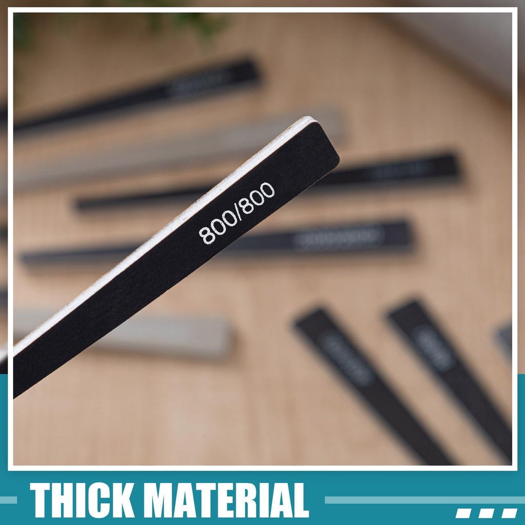 Honoson 20 Pcs Sanding Sticks Model, Low and High Grits, Groovy Style