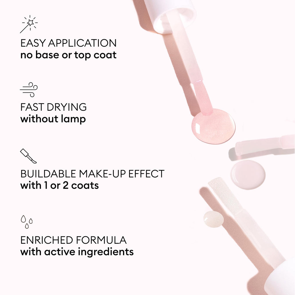 Manucurist Active Blur Powder Pink Matte Nail Strengthener Polish