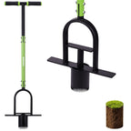 WORKPRO 36" Bulb Planter Tool, Long Handle Sod Plugger Grass Plugger Tool