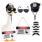 ZANOLY 9pcs Goose Outfit,Porch Goose Outfits,Lawn Goose Statue Costume