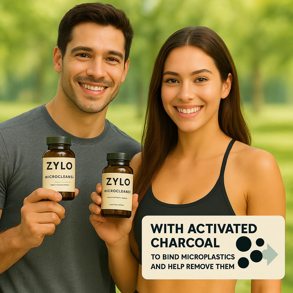 ThinkZylo Microplastic Detox Supplement | Natural Detox Support | Daily Cleanse for Gut Health and Microplastic Defense - - MicroCleanse