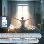 Kappa Nutrition Powered by Magbrain™ Magnesium L-Threonate Plant-Based, 90 Vegan Capsules, 420mg Elemental Magnesium (3 Capsules) from 2,253mg, Brain, Sleep & Muscle Support.