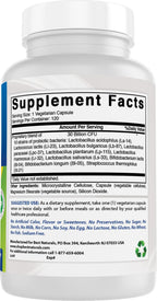 Best Naturals Probiotic 10 Strains 30 Billion Shelf Stable 120 Veggie Caps (120 Count (Pack of 2))