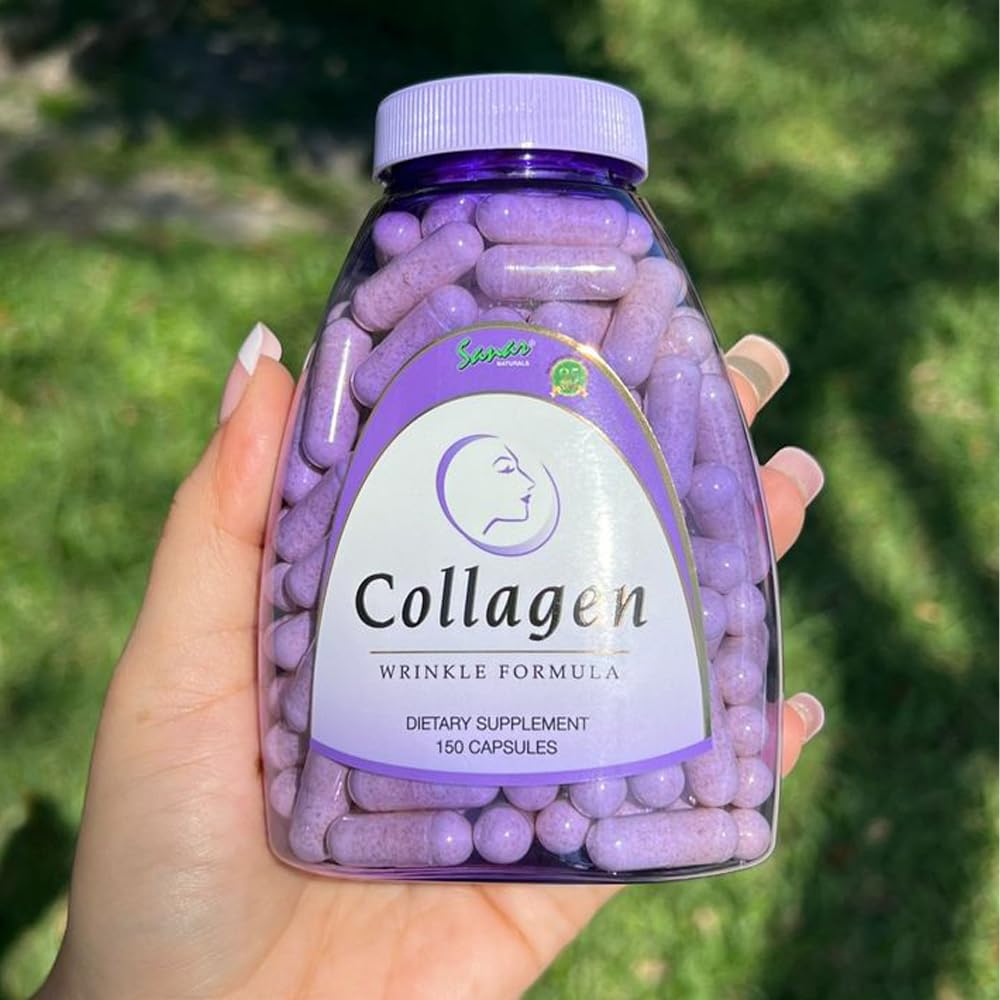 Sanar Naturals Collagen Pills for Women & Men | Hydrolyzed Peptides with Vitamin E & Vitamin C | Supports Hair, Nail, Skin, Bone & Joint Health, Reduce Wrinkles | Grass Fed, Non-GMO,150 Capsules