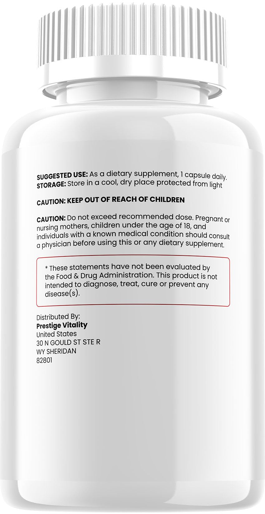 SugarWise Capsules – SugarWise Pro Natural Blend Daily Health Vitamins Supplement (5 Pack - 300 Capsules)