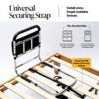 Medical king Bed Assist Rail Without Legs Bed Assist Rails for Seniors ASTM Approved Bed Assist bar with Storage Pocket Easy to get in or Out of Bed Safely with Floor Support