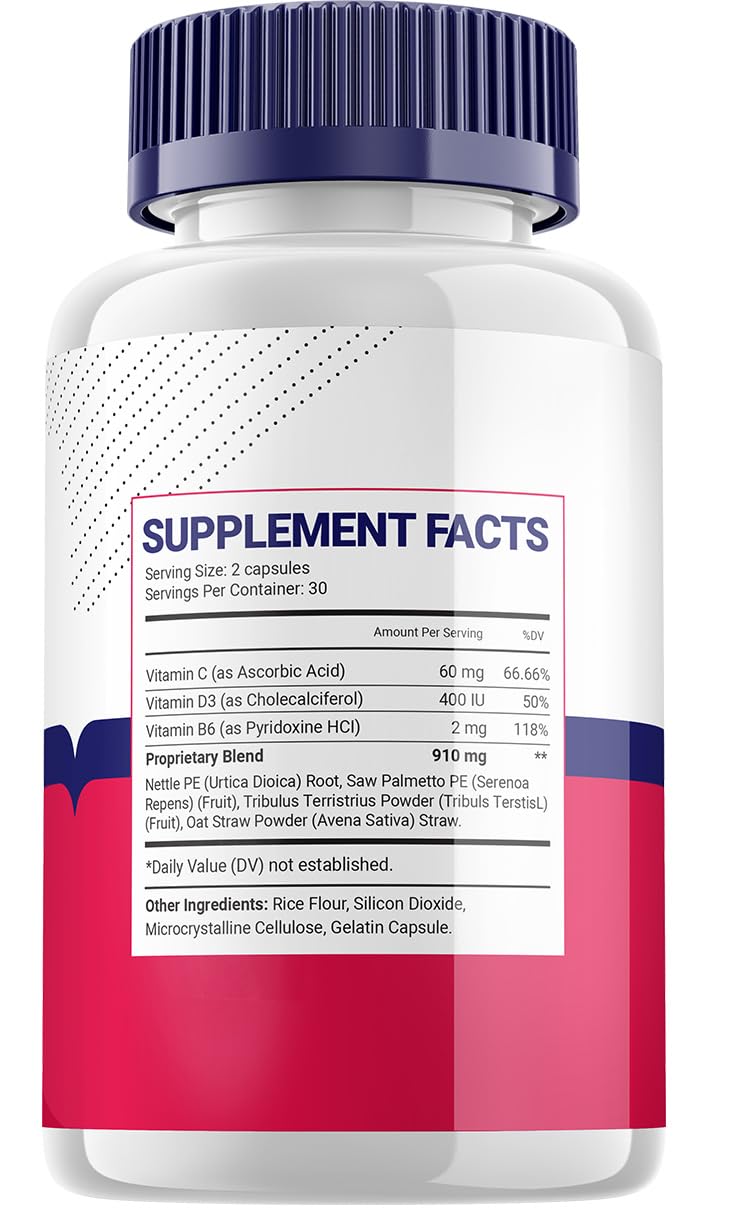 EZ Prostate Supplement for Men – EZProstate Pills Advanced Formula Supplements EZ Prostate for Men Health Supplement, Reviews (3 Pack - 180 Capsules)