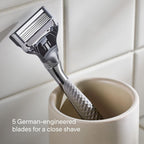 Harry's Original Razor Blades for Men - 10 Count - Premium Razor Blade Refill Cartridges - German Engineered
