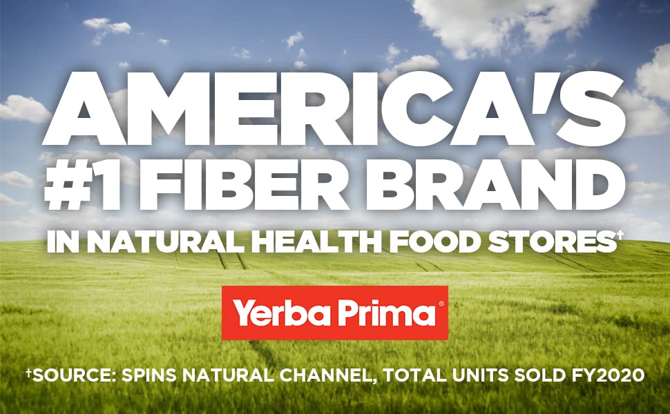 Yerba Prima Psyllium Husks Powder 12 oz - Natural Fiber Supplement - Colon Cleanser - Gut Health - Vegan, Non-GMO, Gluten-Free (New Label - Packaging May Vary)