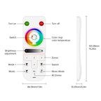 BTF-LIGHTING SP630E Bluetooth Controllers 4 Zones 2.4GHz RF RB4 Remote Kit Support FCOB COB SMD PWM RGBCCT RGBWW LED Strip DC5V DC12V DC24V