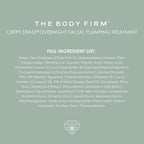 BODY FIRM Crepe Erase Plump & Firm Facial Treatment, Anti-Aging Skin Care, Hydrating Face Moisturizer, Night Cream for Face and Neck, Moisturizing and Firming, Supports Wrinkle & Crepe Skin, 1.7 fl oz