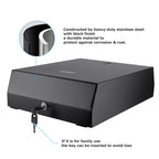 Gorlary Commercial Paper Towel Dispenser Wall Mount, Matte Black