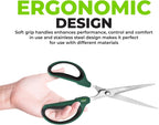 Yieldcropper Hydroponic 2-Pack Bonsai Scissors and Plant Trimming Shears Set - Stainless Steel Pruning Shears for Indoor Gardening, Succulent Harvest, and Precision Plant Care