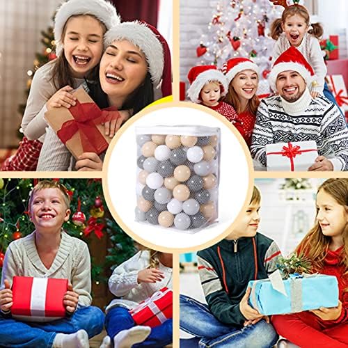 GOGOSO Ball Pits Balls for Toddlers Pack of 50 100 200 Plastics Shape Ball Non-Phthalate Non-BPA Non-Toxic 2.2-Inch Crush Proof Play Balls