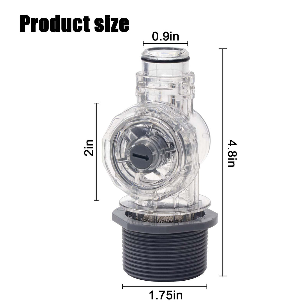 FBULWSEC 360251 Pool Sweep Wall Connector Pool Wall Connector Kit Compatible for Pentair Racer Cleaner Wall Connector with Four Sealing Rings