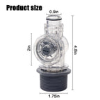 FBULWSEC 360251 Pool Sweep Wall Connector Pool Wall Connector Kit Compatible for Pentair Racer Cleaner Wall Connector with Four Sealing Rings