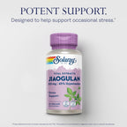 SOLARAY Jiaogulan Root and Rhizome Extract, Gynostemma Pentaphyllum Stress Support and Antioxidants Supplement - Vegan, Lab Verified, 30 Servings, 60 VegCaps