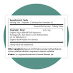 Pattern Wellness Ashwagandha Complex for Men & Women – Organic KSM-66® & Black Pepper Extract – Supports Stress Response & Energy Balance – Non-GMO – 60 Vegan Capsules