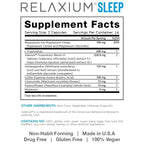 Relaxium Sleep Aid, 14-Day Supply, Non-Habit Forming, Dietary Supplement for Better Sleep, Drug-Free, Stress Relief, with Magnesium, Melatonin, GABA, Chamomile, Made in USA (28 Vegan Capsules)