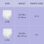 Rael Disposable Underwear for Women, Organic Cotton Cover - Incontinence Pads, Postpartum Essentials, Disposable Underwear, Unscented, Maximum Coverage (Size S-M, 12 Count)