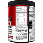 EVL BCAA Lean Energy Powder - Pre Workout Green Tea Fat Burner Support with BCAAs Amino Acids and Clean Energizers - BCAA Powder Post Workout Recovery Drink for Lean Muscle Recovery - Fruit Punch