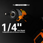Facoow 55PCS Impact Nut Driver Set Magnetic, SAE&Metric Nut Drivers, Deep Impact Nut Drivers, Impact Socket Adapters, Wing Nut Driver, Power Bit,Quick Release Extension, Pivoting Nutsetter,Storage Box