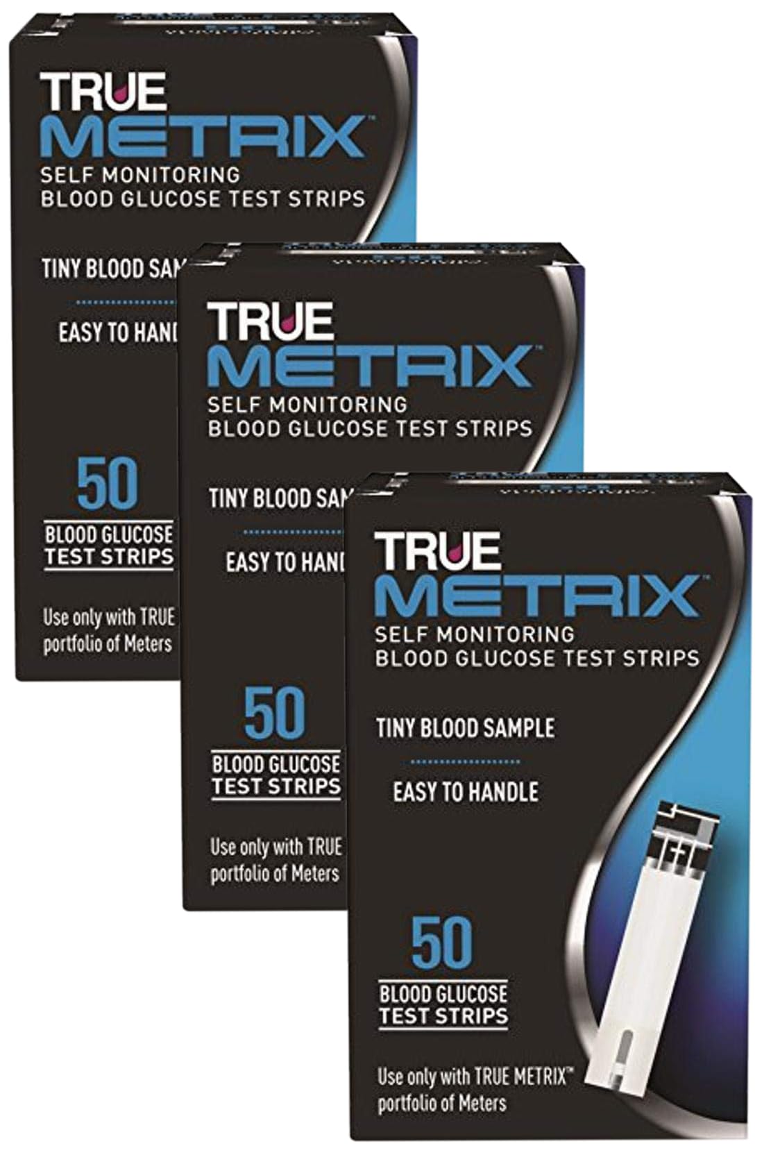 True Metrix Blood Glucose Test Strips, 50 Count (Pack of 3)