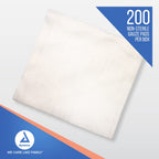 Dynarex Non-Woven Sponges, 4"x4", 200 Count, 2 Pack | 4 Ply | Non-Sterile | Highly-Absorbent | Less Linting