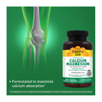 Country Life Target-Mins Calcium Magnesium with Vitamin D-Complex, 1000mg/500mg/10mcg, 240 Vegan Capsules, Certified Gluten Free, Certified Vegan