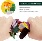 beiens Baby Books Toys, Baby Books 0-6 Months, 3PCS Touch and Feel Cloth Crinkle Soft Books, Toys for 0-3-6-12-18 Months Infant Newborn Baby Boy Girl Shower Gifts Set