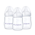 Lansinoh Anti-Colic Baby Bottles, 5 Ounces, 3 Count