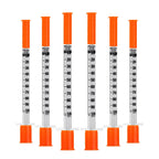 1ml Syringe with Needle,1ml 31G 8mm Syringe,Individually Wrapped,Pack of 100