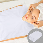 SINLAND Microfiber Esthetician Towels for Facials Mask Removing Face Wrap Soft Facial Cloth with Split Design Spa Towels for Facial Steam Massage and Cleansing