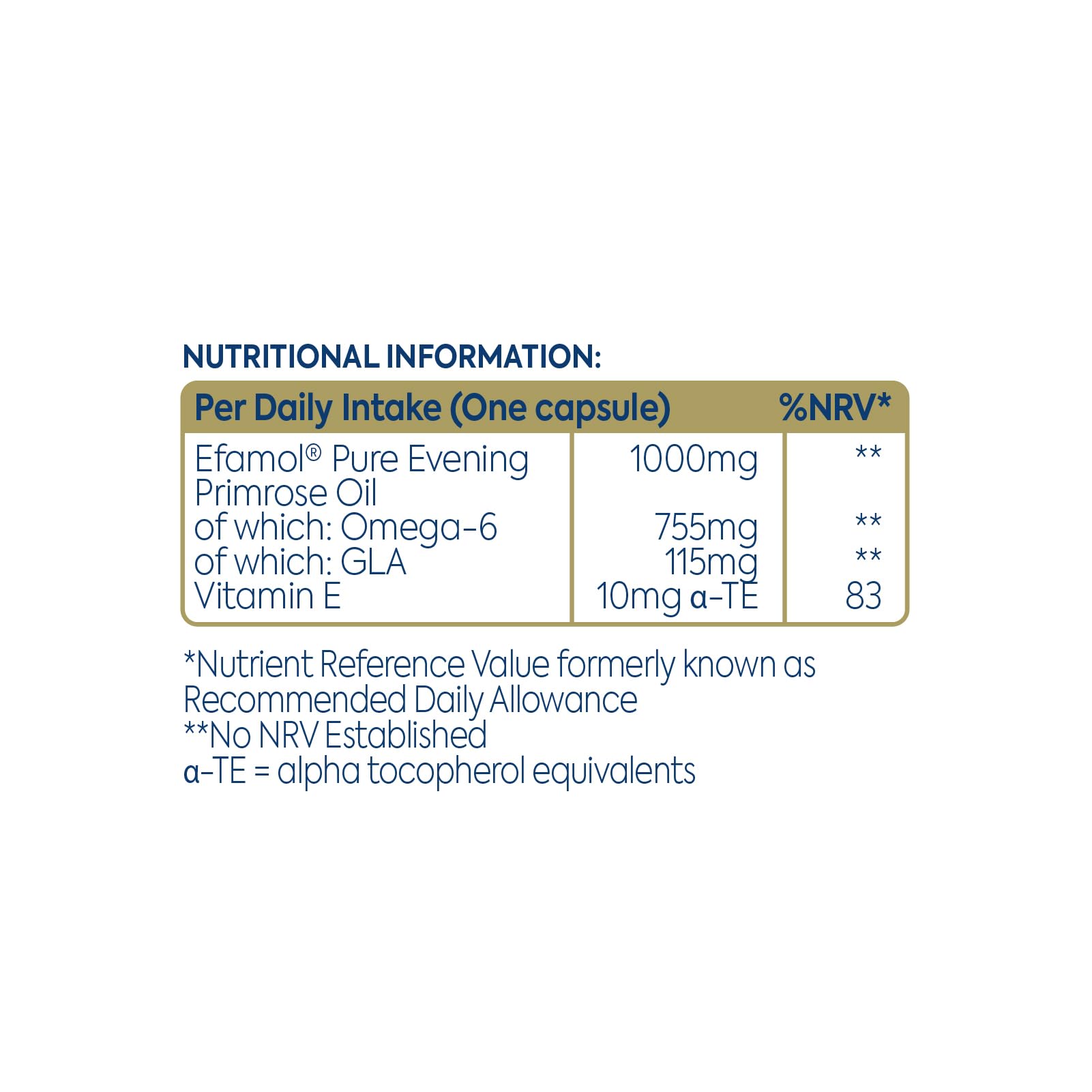 Efamol Evening Primrose Oil 1000mg 30 caps
