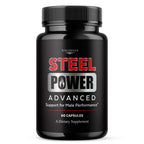 Valdivia SteelPower Capsules - Official Steel Power Supplement, Premium Formula, Natural Vitamins for Health & Wellness - 60 Capsules for 1 Month