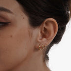 Tasiso Small Hoop Earrings for Women, Dainty 14K Gold Plated Huggie Hoop Earrings Lightweight Hypoallergenic Earring Set Cute Earrings Pack for Women Trendy Jewelry Gifts