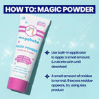 Megababe Sweat & Odor Absorbing Lotion - Magic Powder Stay-Dry Lotion to Powder | Spring Break Must-Have | Aluminum-Free, Talc-Free | 3 fl oz