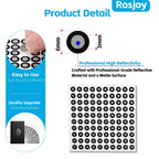 Rosjoy 1700 Dots 3mm 3D Scanning Markers for 3D Scanner, High Precision Tracking & Positioning Dots for 3D Scan, (17 Sheets)