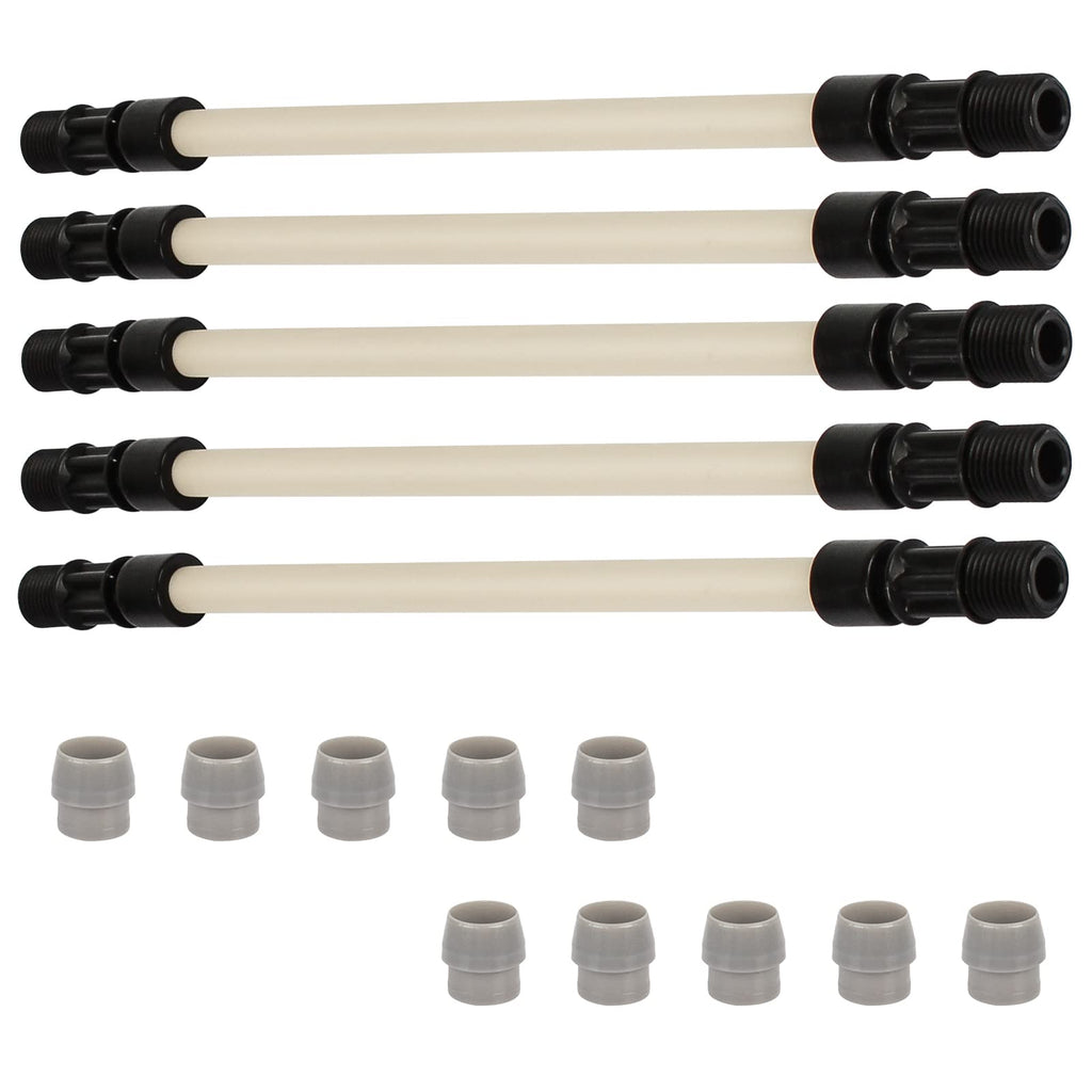 MCCP202 Pump Tubes Replacement for Pump Tube #2, 0-100 Psi / 0-6.9 Bar, Fits for Most Classic, 45, 85, Single Head, 85mhp17, SVP & S Series Pumps - Pack of 5