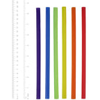 Comfy Package [Case of 3,000] 10 mm Jumbo Smoothie Straws, 8.5" High Plastic Boba and Milkshake - Assorted Colors