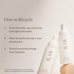 ILIA - The Cleanse Soft Foaming Cleanser + Makeup Remover | Replenish, Hydrate, Cleanse, Soften, Refresh Skin | Non-Toxic, Vegan, Cruelty-Free, Clean (6.76 fl oz | 200 ml)
