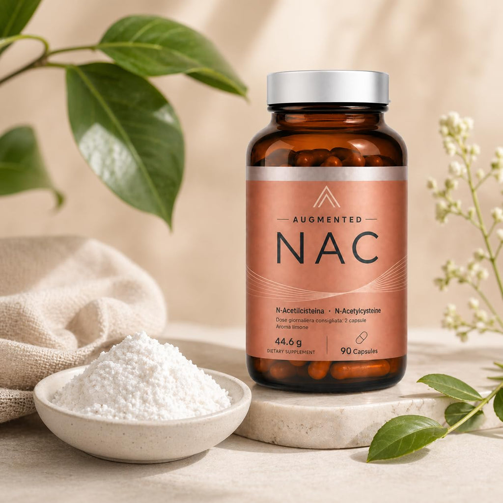 Augmented NAC Supplement, NAC Capsules for Daily Antioxidant Support, Glutathione Wellness, Cellular Health, Daily Wellness Formula for Adults, 90 Count