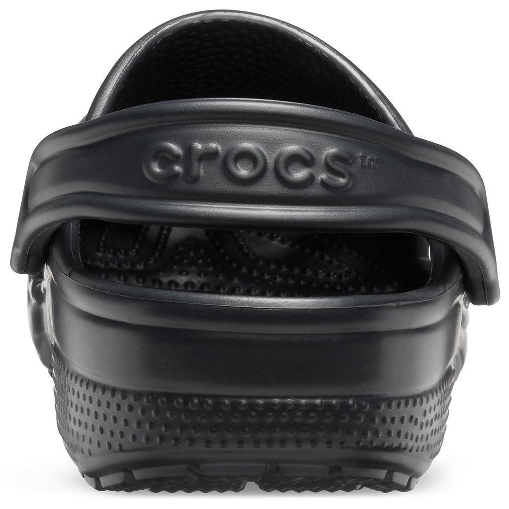 Crocs Unisex-Adult Classic Clog, Black, 9 Women/7 Men