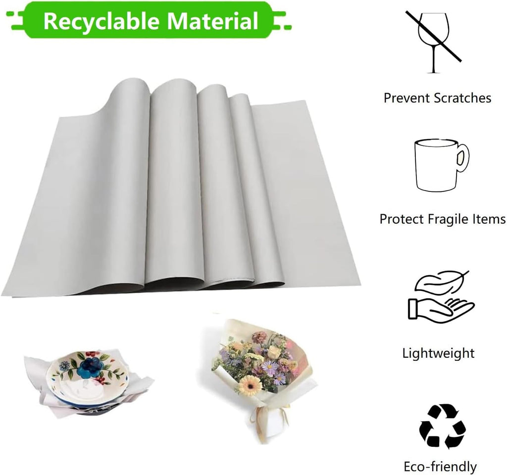 Newsprint Packing Paper Sheets for Moving, Shipping, Box Filler, Wrapping and Protecting Fragile Items 1.3 Lbs (50 Sheets, 26” x 15”)