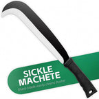 Sickle Machete for Yard Work Machetes for Cutting Trees Billhook Brush Clearing Sickle Garden Tool Brush Axe Harvest Knife Heavy Duty Machete with Curve Blade Grass Sickle for Gardening,Weeding