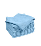 Quickie Microfiber Cleaning Cloth 14 X 14 inch, Blue, 12 Pack, All-Purpose Towel/Wiper for Multi-Purpose Indoor/Outdoor Cleaning/Dusting/Polishing on Kitchen/Bathroom/Auto SurfacesK (49012PDQ)