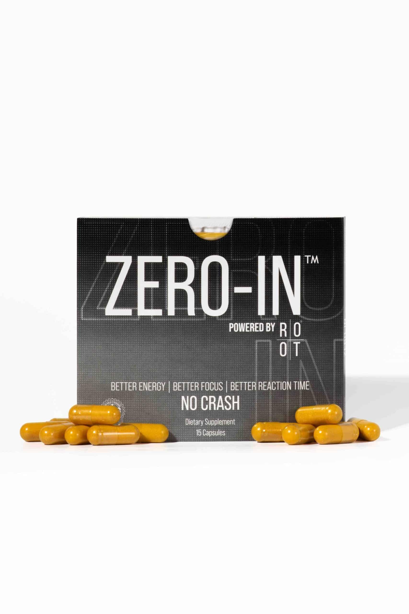THEROOTBRANDS Root Wellness Zero-in by Dr. Rahm - Combination of Turmeric, Pine Bark Extract - 15 Capsules